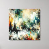 Quadro Abstrato várias cores キャンバスプリント (正面)