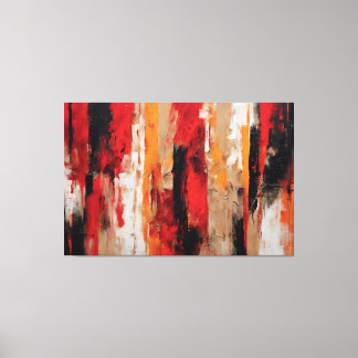 Quadro Abstrato Vermelho, preto etc... em Canvas キャンバスプリント