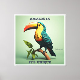 Quadro Amazônia - It's Unique - Tucano キャンバスプリント