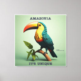 Quadro Amazônia - It's Unique - Tucano キャンバスプリント