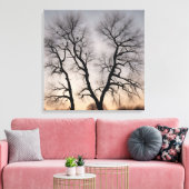 Quadro Árvore seca no deserto キャンバスプリント (インサイチュ (リビング))