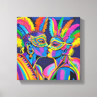 Quadro carnaval para si apaixonar キャンバスプリント