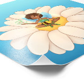 quadro com fada em cima de uma flor フォトプリント            (角)