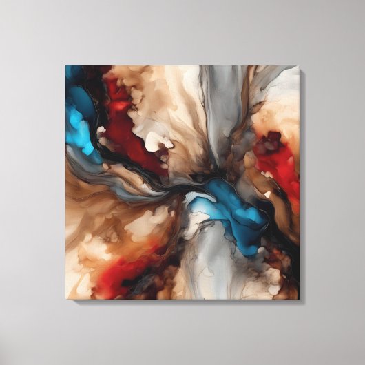 Quadro decorativo abstrato Impressão em Canva キャンバスプリント (正面)