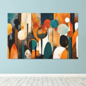 Quadro decorativo abstrato material Canvas キャンバスプリント (インサイチュ (ウッドフロア))