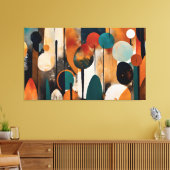 Quadro decorativo abstrato material Canvas キャンバスプリント (インサイチュ (リビング))