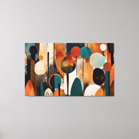 Quadro decorativo abstrato material Canvas キャンバスプリント (正面)