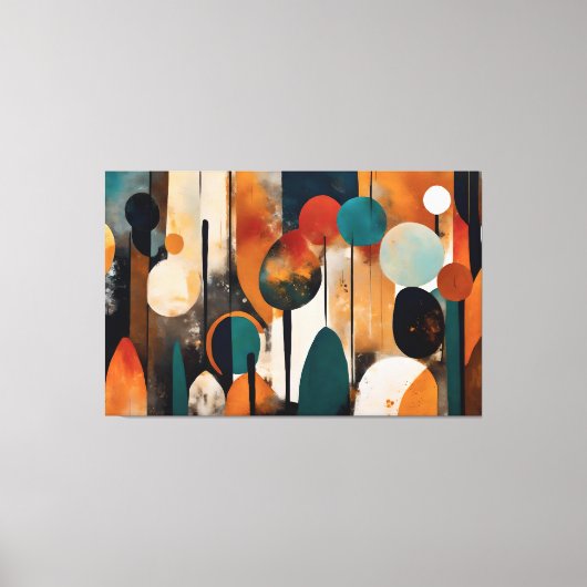 Quadro decorativo abstrato material Canvas キャンバスプリント (正面)