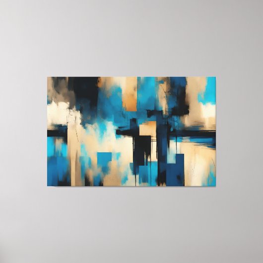Quadro decorativo abstrato material Canvas キャンバスプリント (正面)