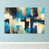 Quadro decorativo abstrato material Canvas キャンバスプリント (インサイチュ (ウッドフロア))