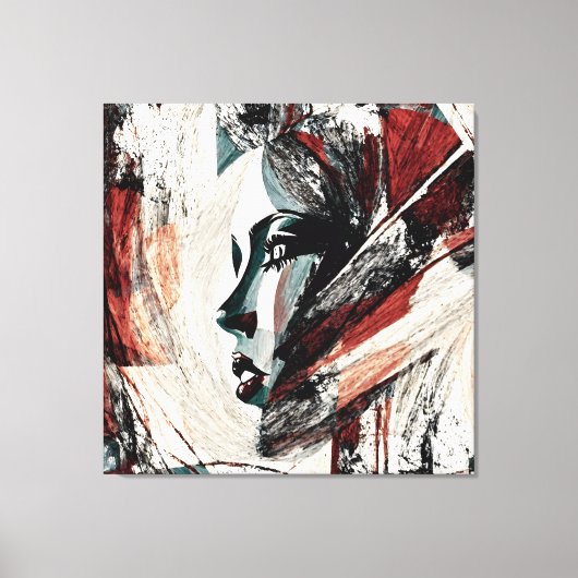 Quadro decorativo abstrato material Canvas キャンバスプリント (正面)
