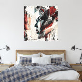 Quadro decorativo abstrato material Canvas キャンバスプリント (インサイチュ (寝室))