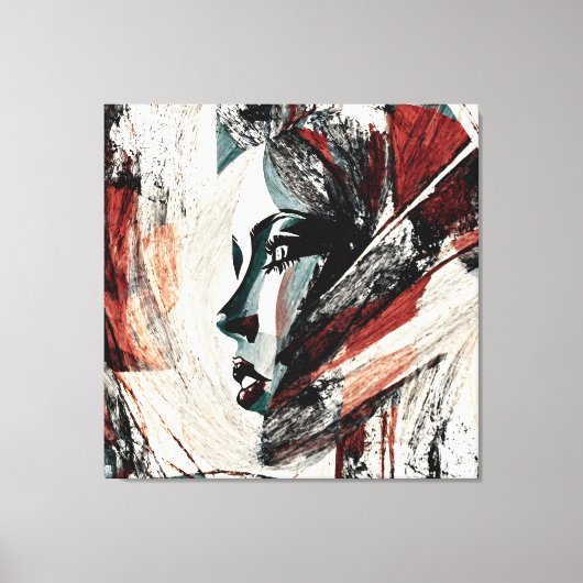 Quadro decorativo abstrato material Canvas キャンバスプリント (正面)
