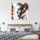 Quadro decorativo abstrato material Canvas キャンバスプリント (インサイチュ (寝室))