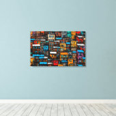 Quadro decorativo favela Impressão em Canva キャンバスプリント (インサイチュ (ウッドフロア))