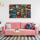 Quadro decorativo favela Impressão em Canva キャンバスプリント (インサイチュ (リビング))