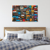 Quadro decorativo favela Impressão em Canva キャンバスプリント (インサイチュ (寝室))
