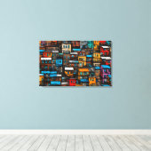 Quadro decorativo favela Impressão em Canva キャンバスプリント (インサイチュ (ウッドフロア))