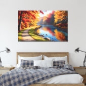 Quadro Decorativo Floresta de Outono キャンバスプリント (インサイチュ (寝室))