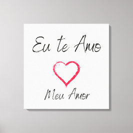 Quadro eu te amo impressão em canvas キャンバスプリント
