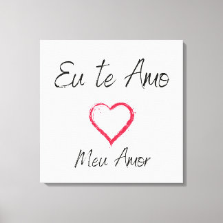 Quadro eu te amo impressão em canvas キャンバスプリント