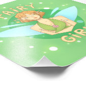 Quadro Fairy Girl de fada com estilo フォトプリント (角)