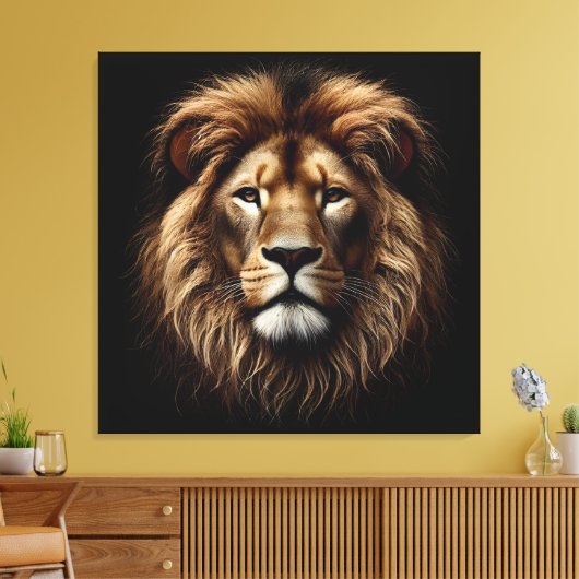 Quadro Rosto de Leão キャンバスプリント (インサイチュ (リビング))