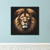 Quadro Rosto de Leão キャンバスプリント (インサイチュ (ウッドフロア))