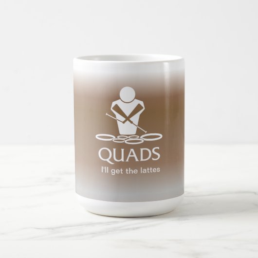 Quads -ラテ コーヒーマグカップ (中央)