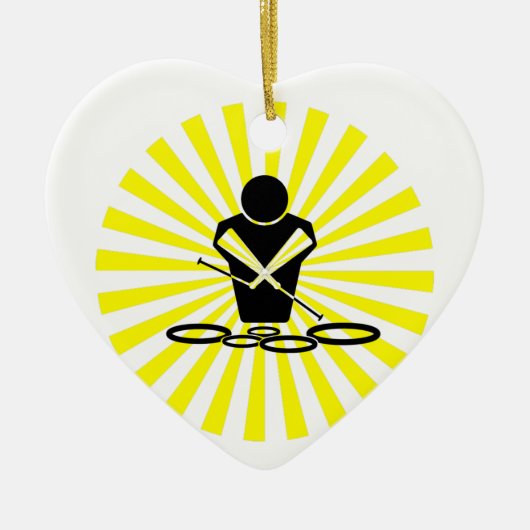 QUADS - SUN BURST - POW BANG - WOW - TENORS! セラミックオーナメント (正面)