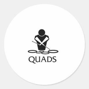 QUADS - Tenor Drums ラウンドシール