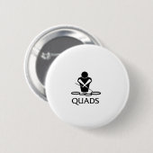 QUADS - Tenor Drums 缶バッジ (正面&裏面)
