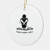 QUADS - TENORS – そのやり方転が セラミックオーナメント (左)