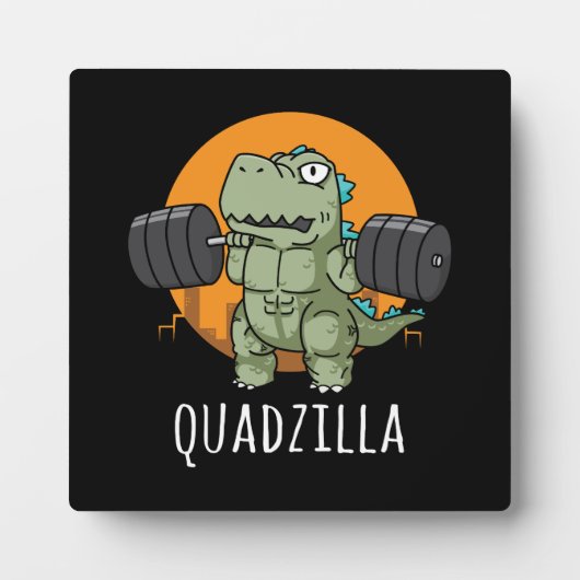 Quadzilla – ジおもしろいムトレーニング漫画,スクワット フォトプラーク (正面)