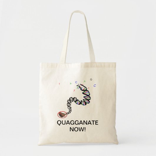 Quagganatorの再使用可能なバッグ トートバッグ (正面)