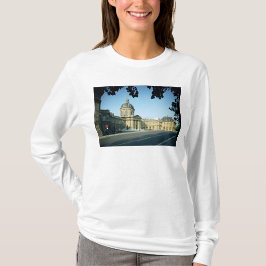 Quaiからのフランス学士院の眺め Tシャツ (正面)