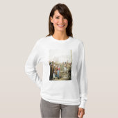 Quaiのd'Ecole、パリ1831年 Tシャツ (正面フル)