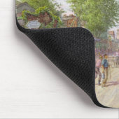 Quai du Point DU Jour、ブローニュBillancourt 1897年 マウスパッド (コーナー)