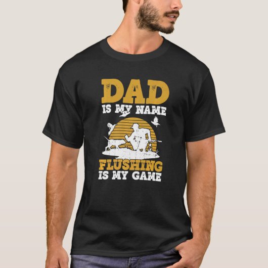 Quail Hunter Dad And Upland Game Hunting Father Tシャツ (正面)