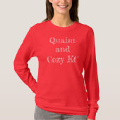 QuaintとCozy KC長袖Tシャツ Tシャツ (正面)