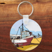 Quaint Fishing Boat   キーホルダー (裏面)