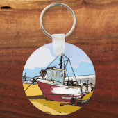 Quaint Fishing Boat   キーホルダー (正面)