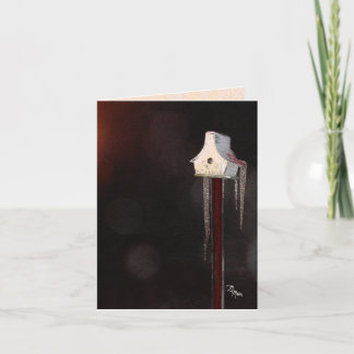 Quaint Little Birdhouse カード