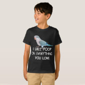 Quaker Parro、Everything Blue Quakerウンチ Tシャツ (正面フル)