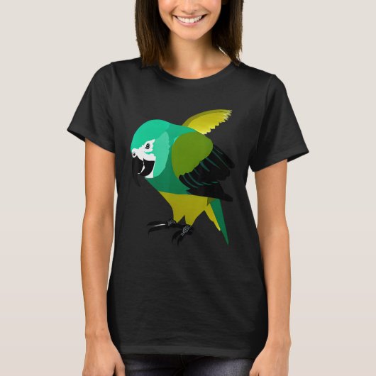 Quaker Parrots birds animals pet  Party quotes Fam Tシャツ (正面)