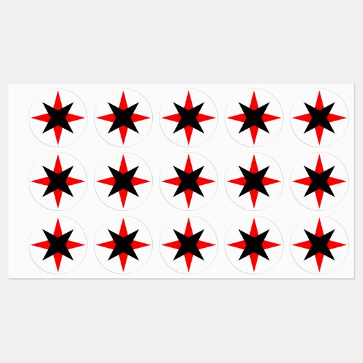 Quaker Star ラベル (シート)