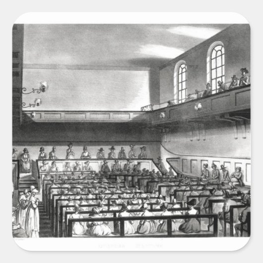 Quakers Meeting、Ackermann'sより スクエアシール (正面)