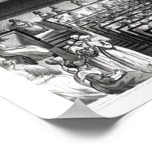 Quakers Meeting、Ackermann'sより ポスター (角)