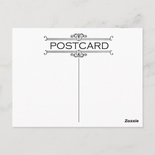 Qualidaの緑の20年代のファッションは上がり、 ポストカード (裏面)