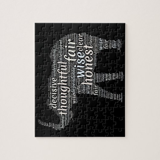 Qualities of an Elephant Word Cloud ジグソーパズル (縦)